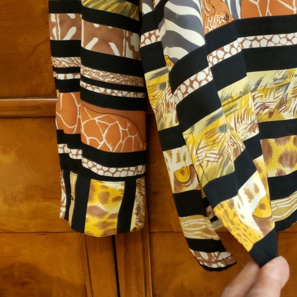 Cathy Che Ladies Long Sleeve Blouse Size 18 - Picture 3 of 7